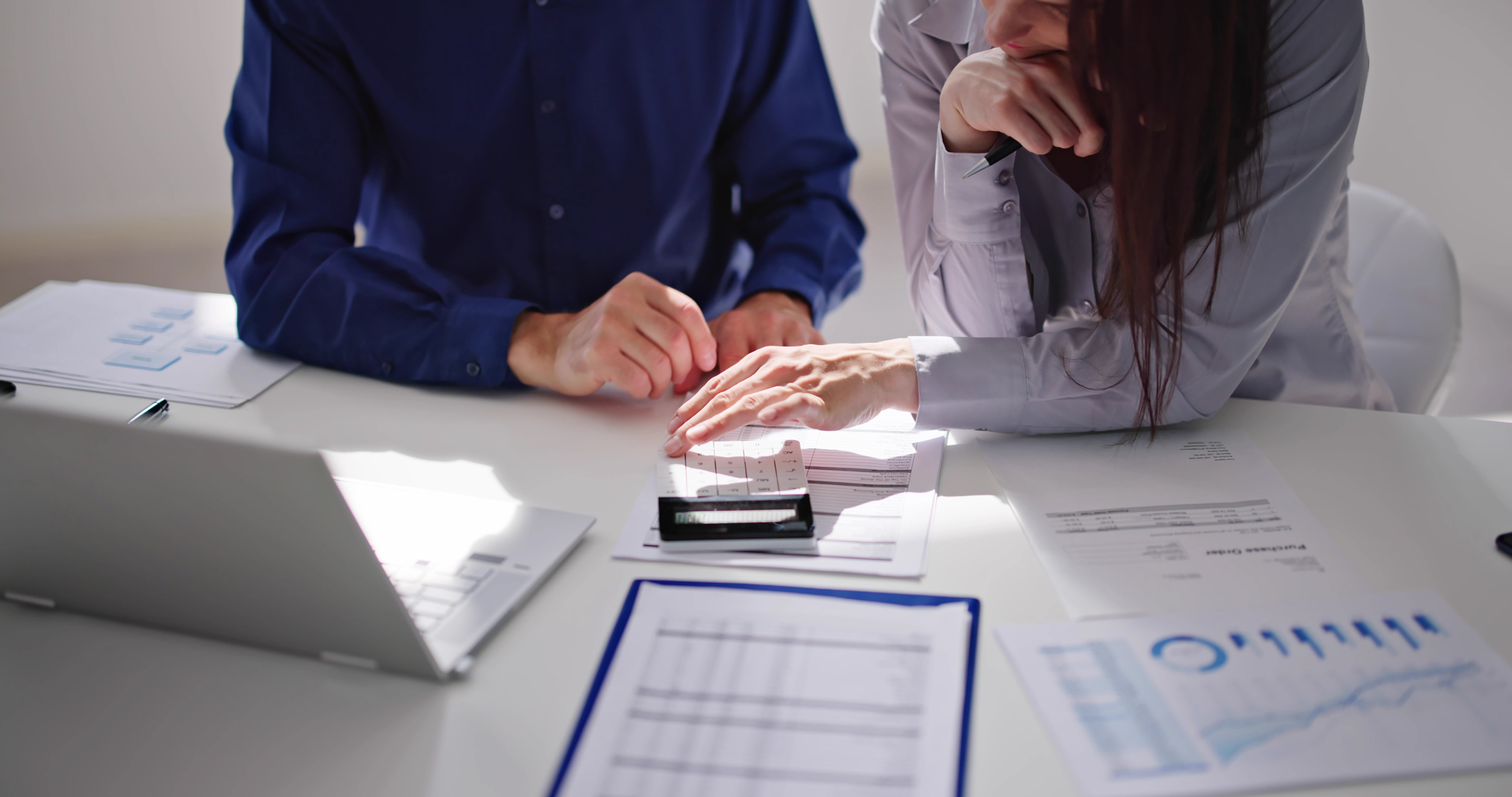 Business Accountant People Doing Tax Audit And Accounting